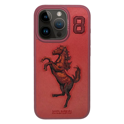 Premium Santa Barbara Polo & Racquet Club ® Boris Series Leather Case for iPhone 15 Series