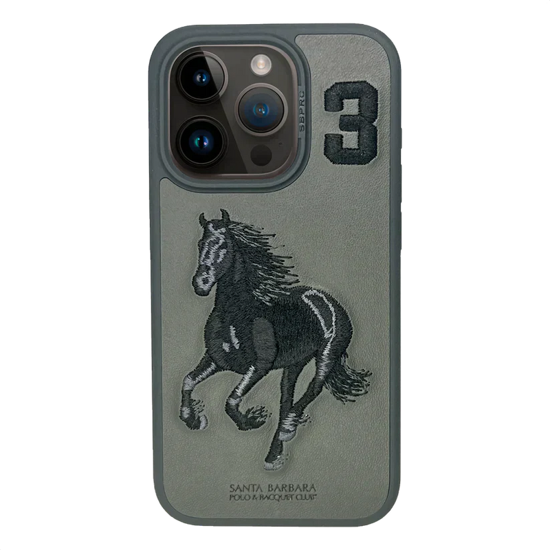 Premium Santa Barbara Polo & Racquet Club ® Boris Series Leather Case for iPhone 15 Series