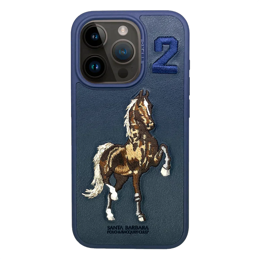 Premium Santa Barbara Polo & Racquet Club ® Boris Series Leather Case for iPhone 15 Series