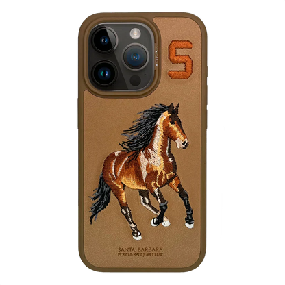 Premium Santa Barbara Polo & Racquet Club ® Boris Series Leather Case for iPhone 15 Series