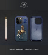 Premium Santa Barbara Polo & Racquet Club ® Boris Series Leather Case for iPhone 15 Series