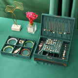 Green Jewelry Organizer Storage Box