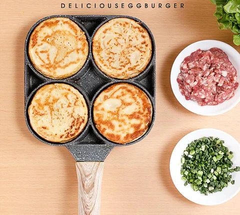 4-Hole Fried Egg Burger Pancake Pan