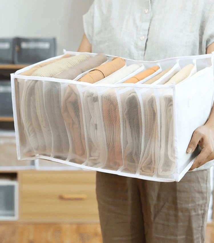 7 Compartment Clothes Storage Box