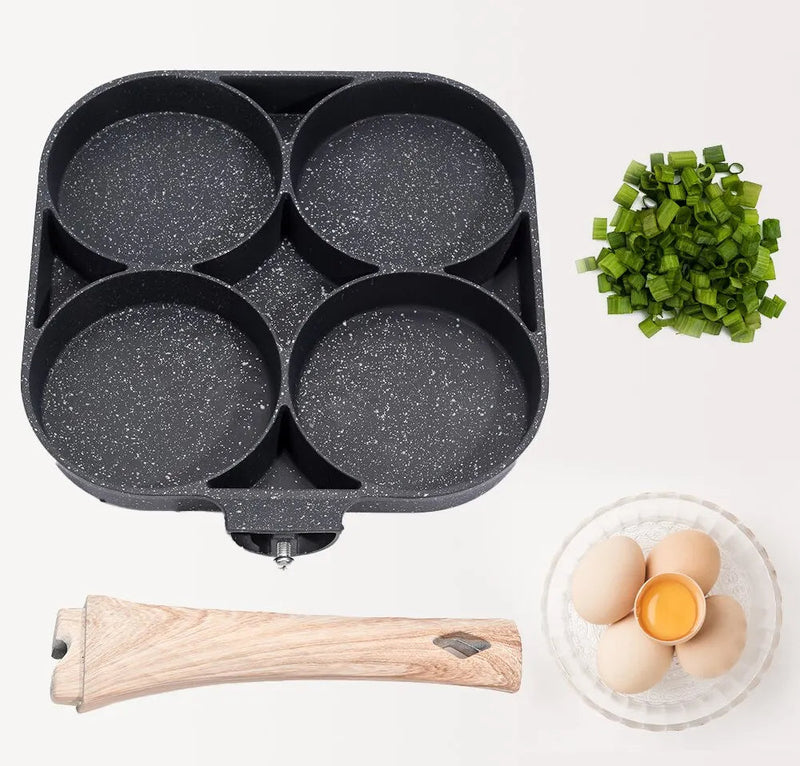 4-Hole Fried Egg Burger Pancake Pan