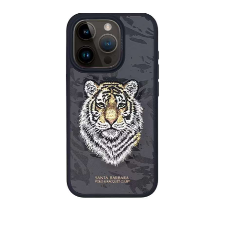 Santa Barbara Polo & Racquet Club ® Luxury Savana Series Leather Case for iPhone 15 Series