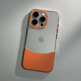 Crystal Splicing Contrast Transparent Case - iPhone