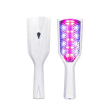 LED Hair Growth Brush Red blue light vibration hair growth comb