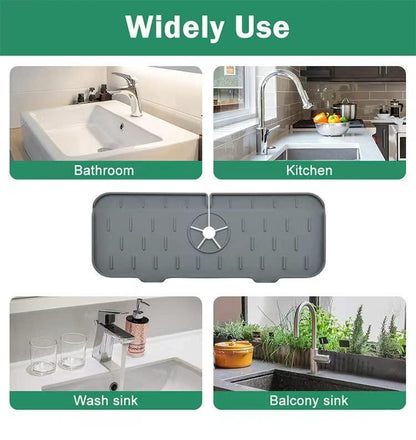 Kitchen Silicone Faucet Sink Splash Guard