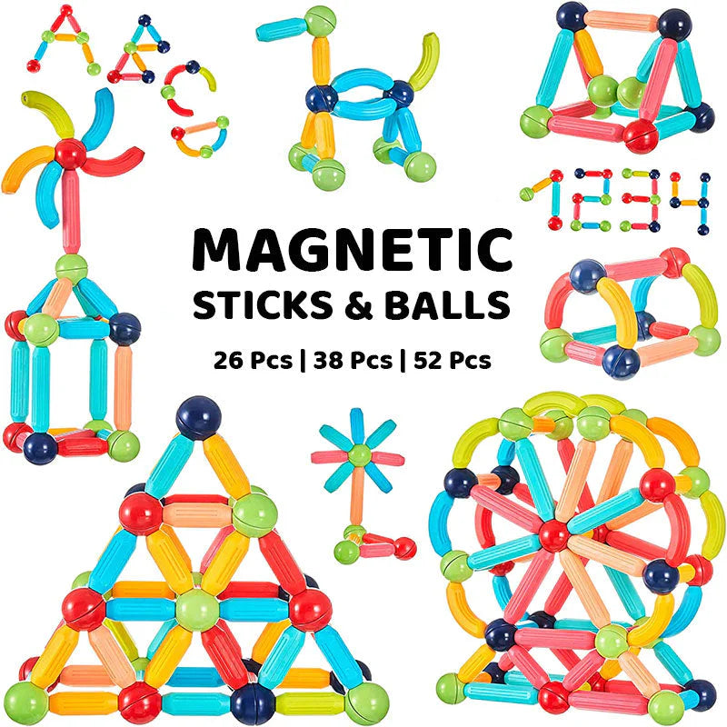 EDUCATIONAL MAGNET BUILDING BLOCKS