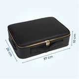 Makeup Storage Case with Adjustable Compartment