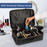 Makeup Storage Case with Adjustable Compartment