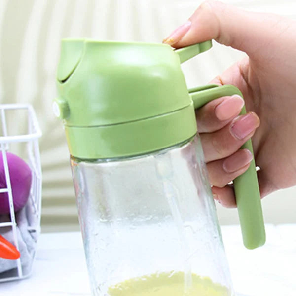 2 in 1 Spraying/ Pouring Integrated Oil Dispenser Bottle