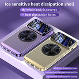 Latest Titanium Ultra-thin Ice Sense Cooling Mesh Phone Case