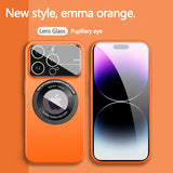 Slim Matte Frosting Glass Lens Protects Case