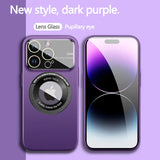 Slim Matte Frosting Glass Lens Protects Case