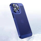 Latest Titanium Ultra-thin Ice Sense Cooling Mesh Phone Case For iPhone