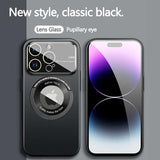 Slim Matte Frosting Glass Lens Protects Case