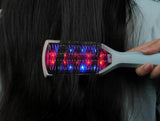 LED Hair Growth Brush Red blue light vibration hair growth comb