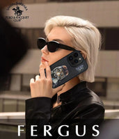 Premium Santa Barbara Polo & Racquet Club ® Fergus Series Leather Case for iPhone 15 Series